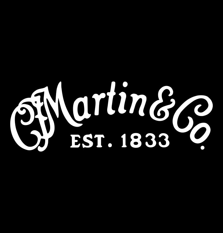 Martin Guitars decal, music instrument decal, car decal sticker