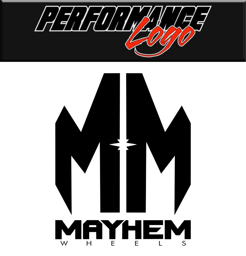 Mayhem Wheels decal B