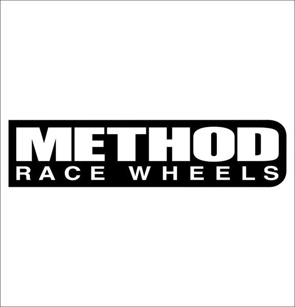 Method Racing Wheels decal, car decal sticker