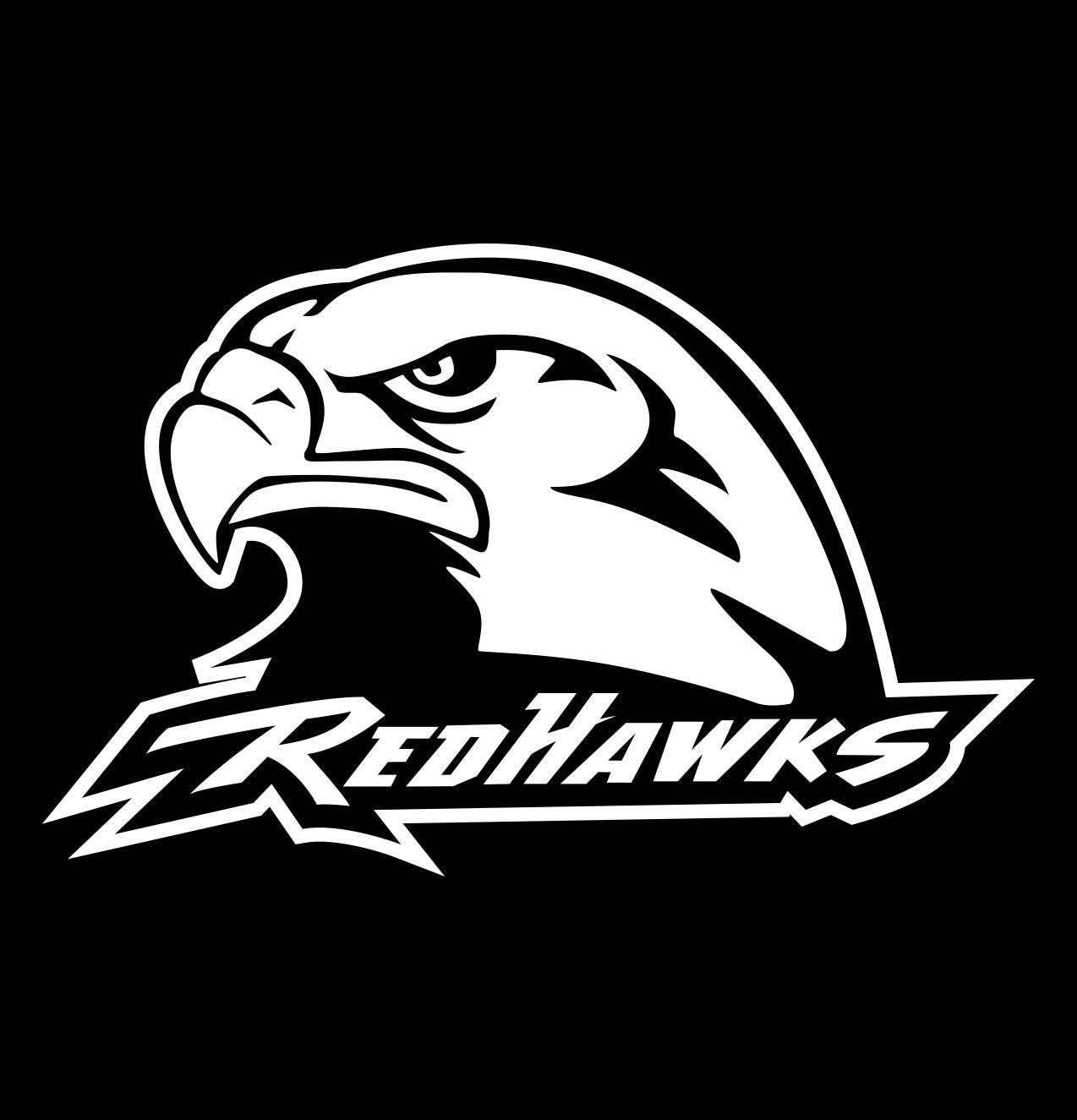 Miami Redhawks decal, car decal sticker, college football