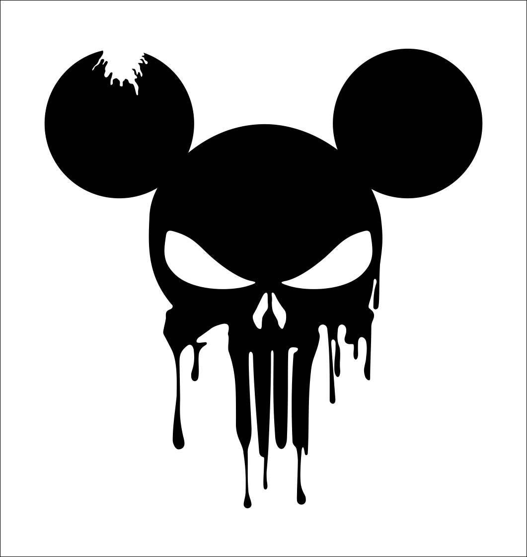 Mickey Punisher decal
