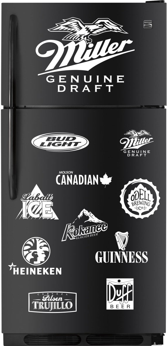 Miller Genuine Draft decal, beer decal, car decal sticker