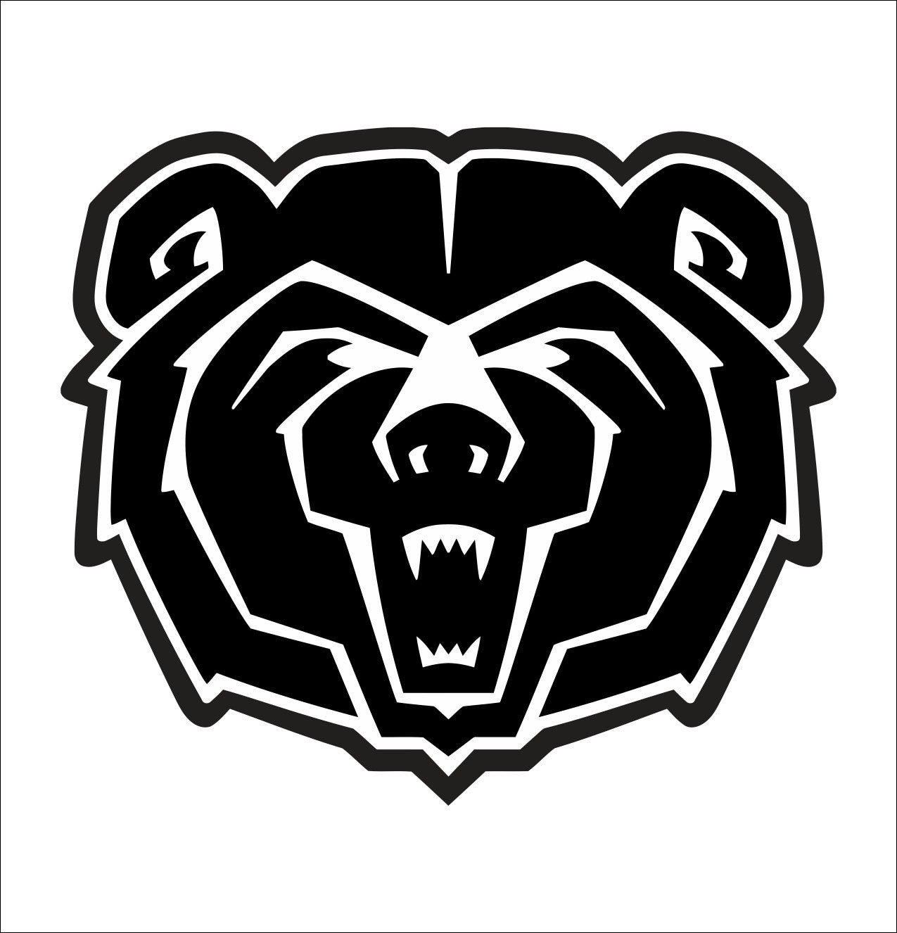 Missouri State Bears decal, car decal sticker, college football