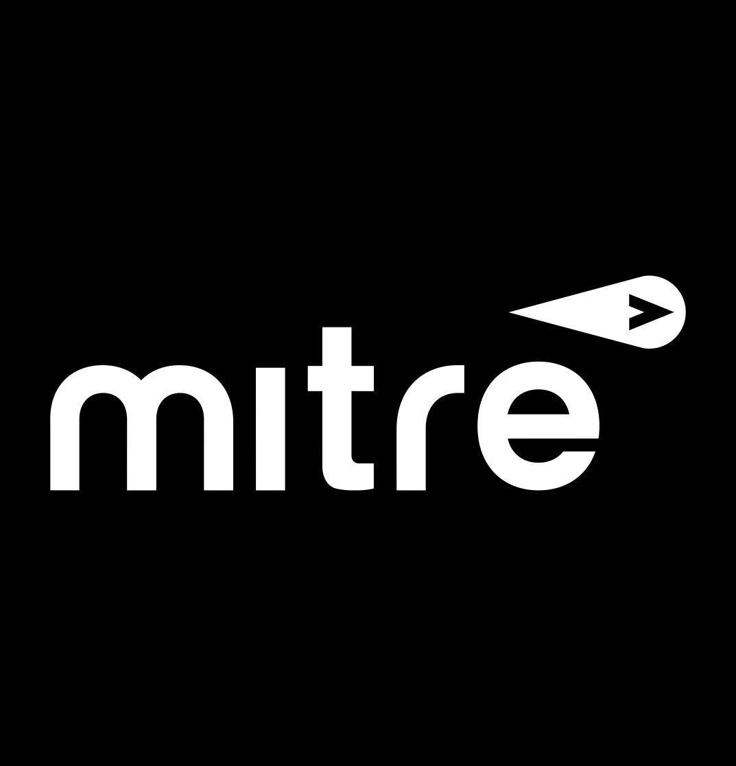 mitre sports decal, car decal sticker