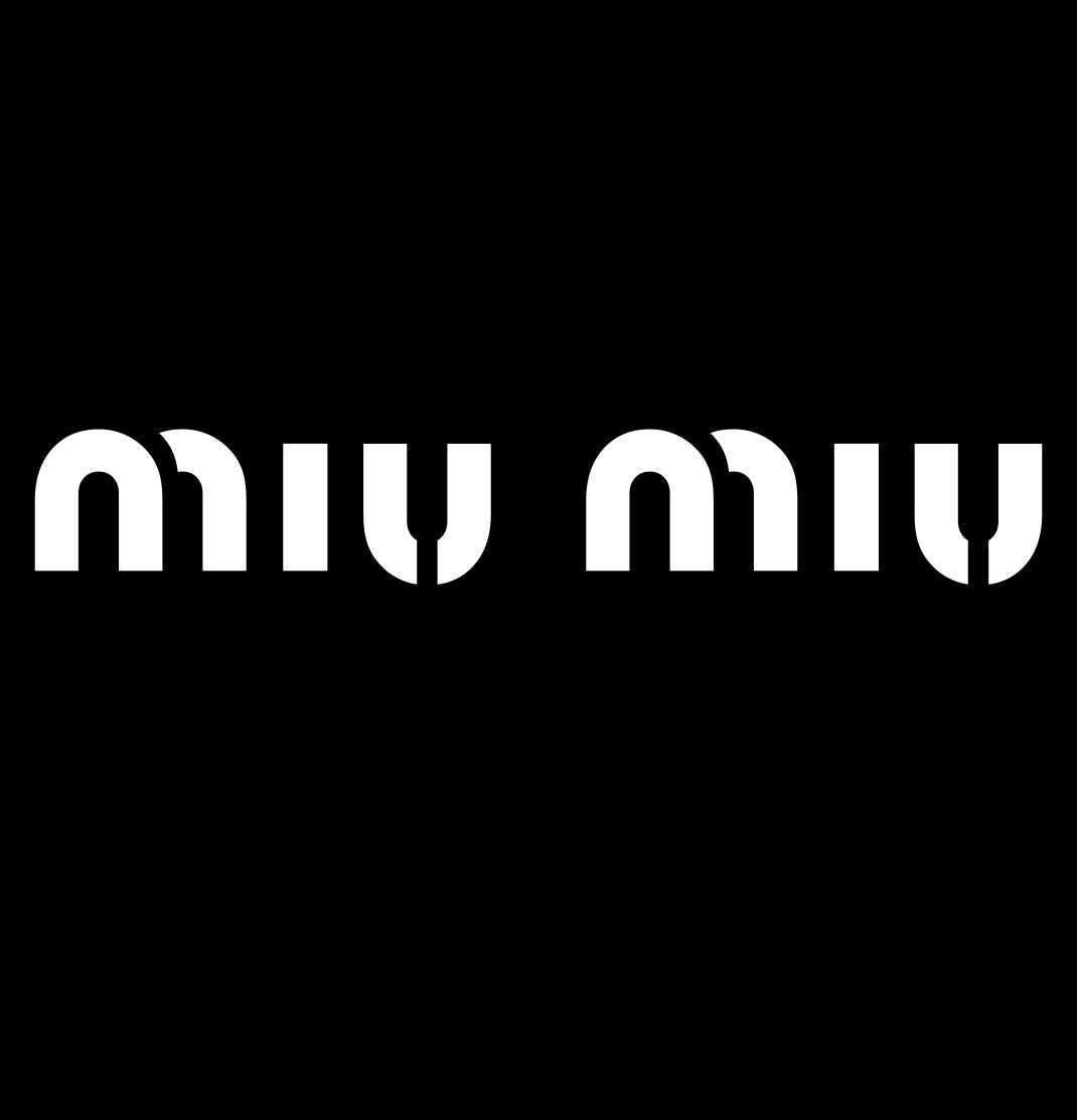 Miu Miu decal, car decal sticker