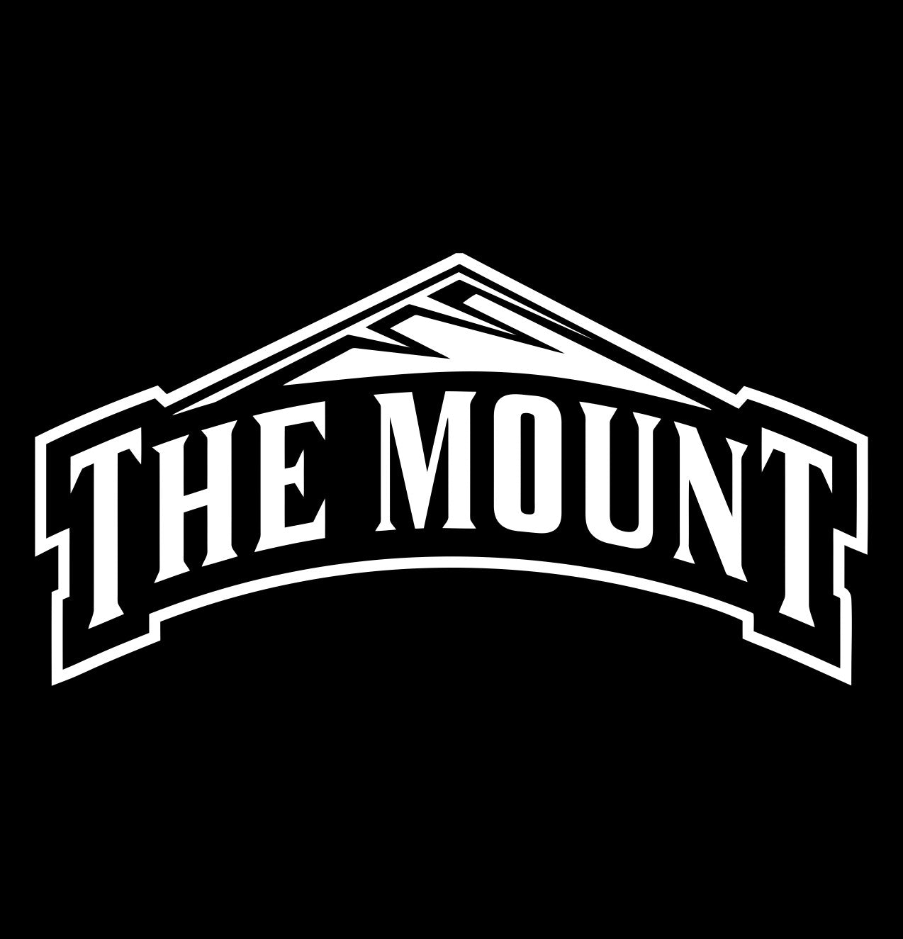 Mount St Mary's decal, car decal sticker, college football