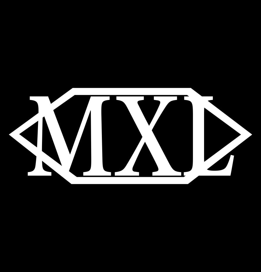 MXL Microphones decal, music instrument decal, car decal sticker