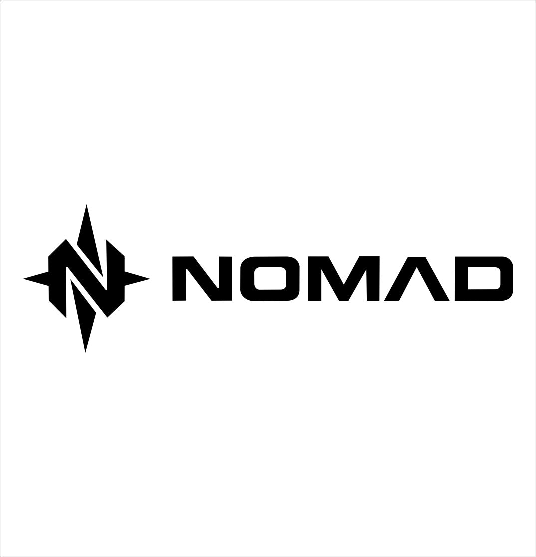 nomad outdoor decal, sticker, hunting fishing decal, car sticker