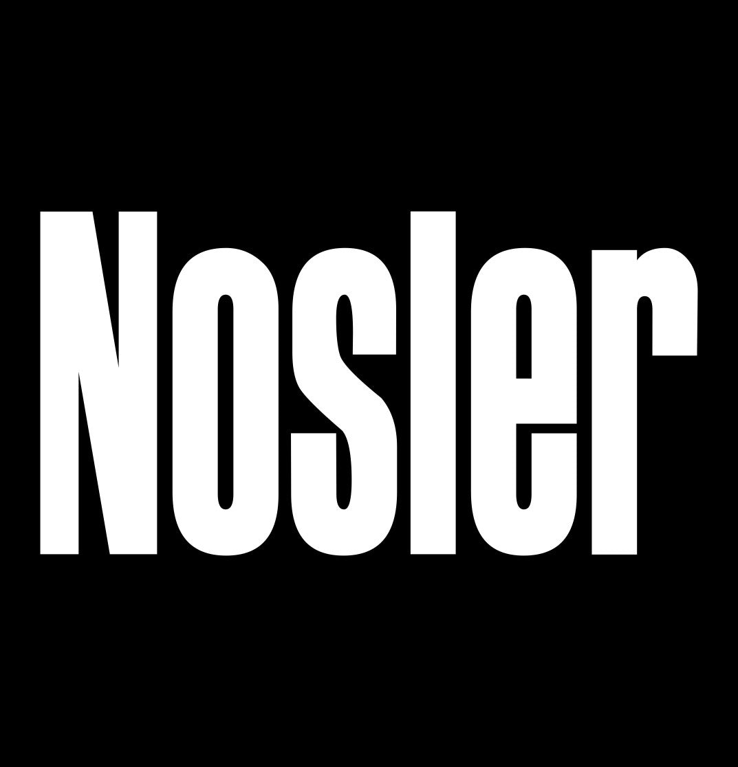 Nosler decal, fishing hunting car decal sticker