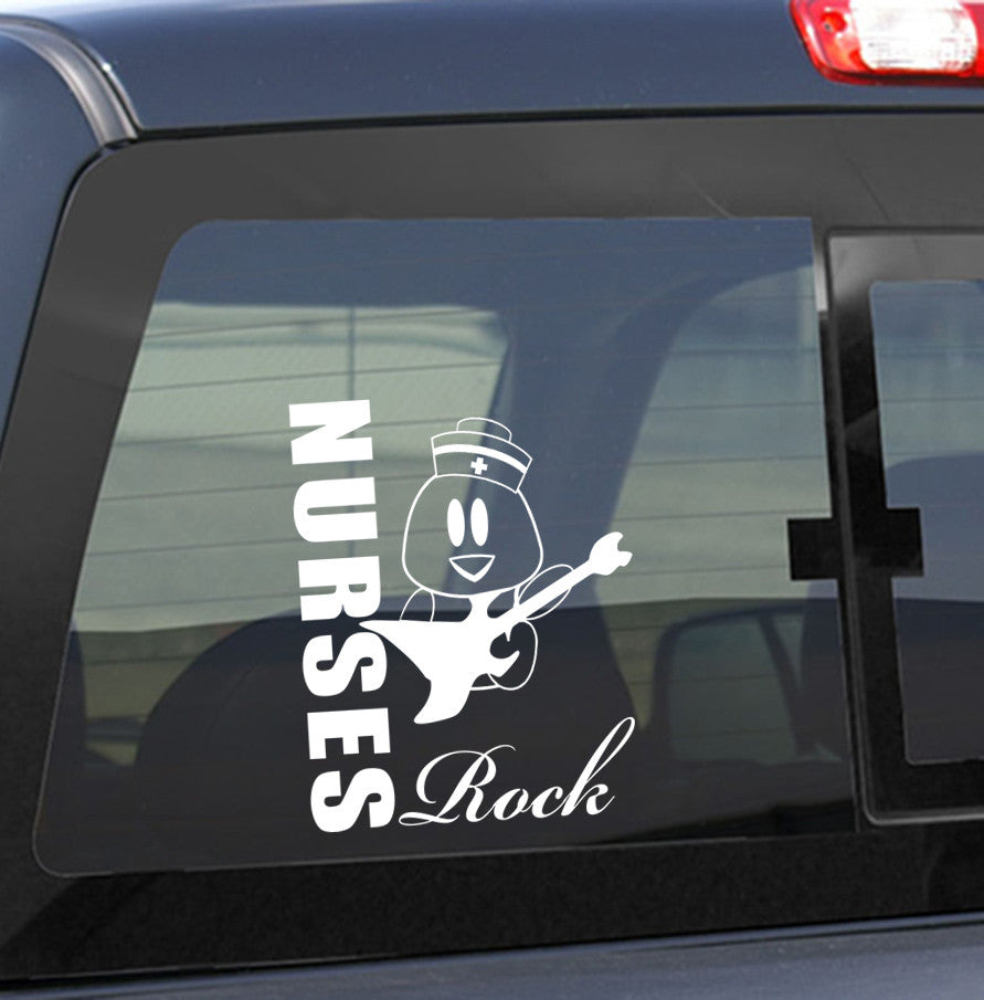 Nurses rock nurse decal - North 49 Decals