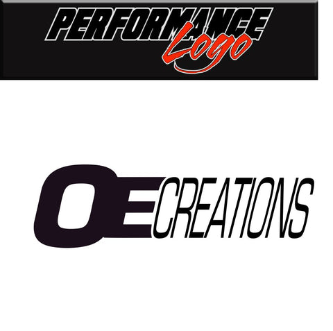 OE Creations decal, performance car decal sticker