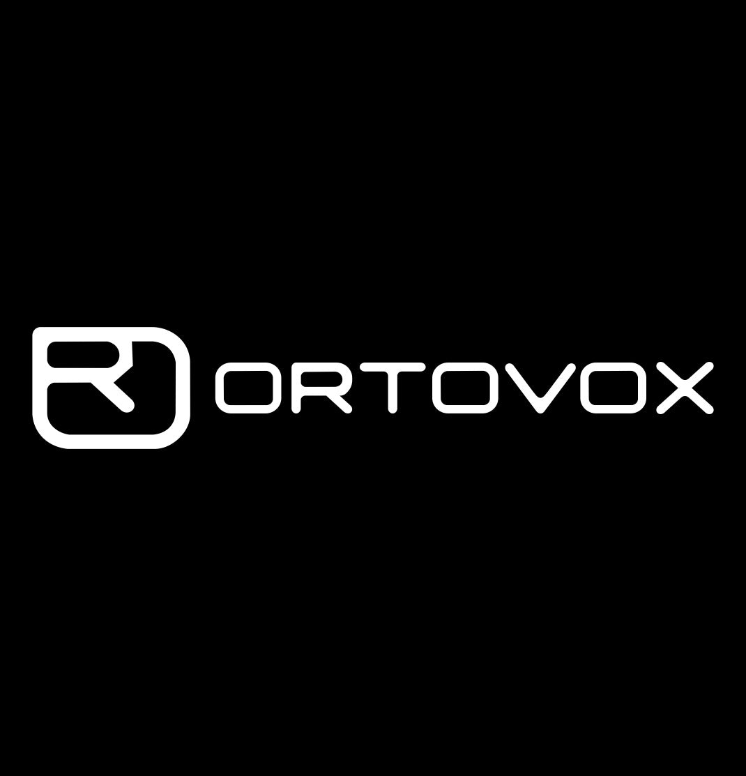 Ortovox decal, ski snowboard decal, car decal sticker