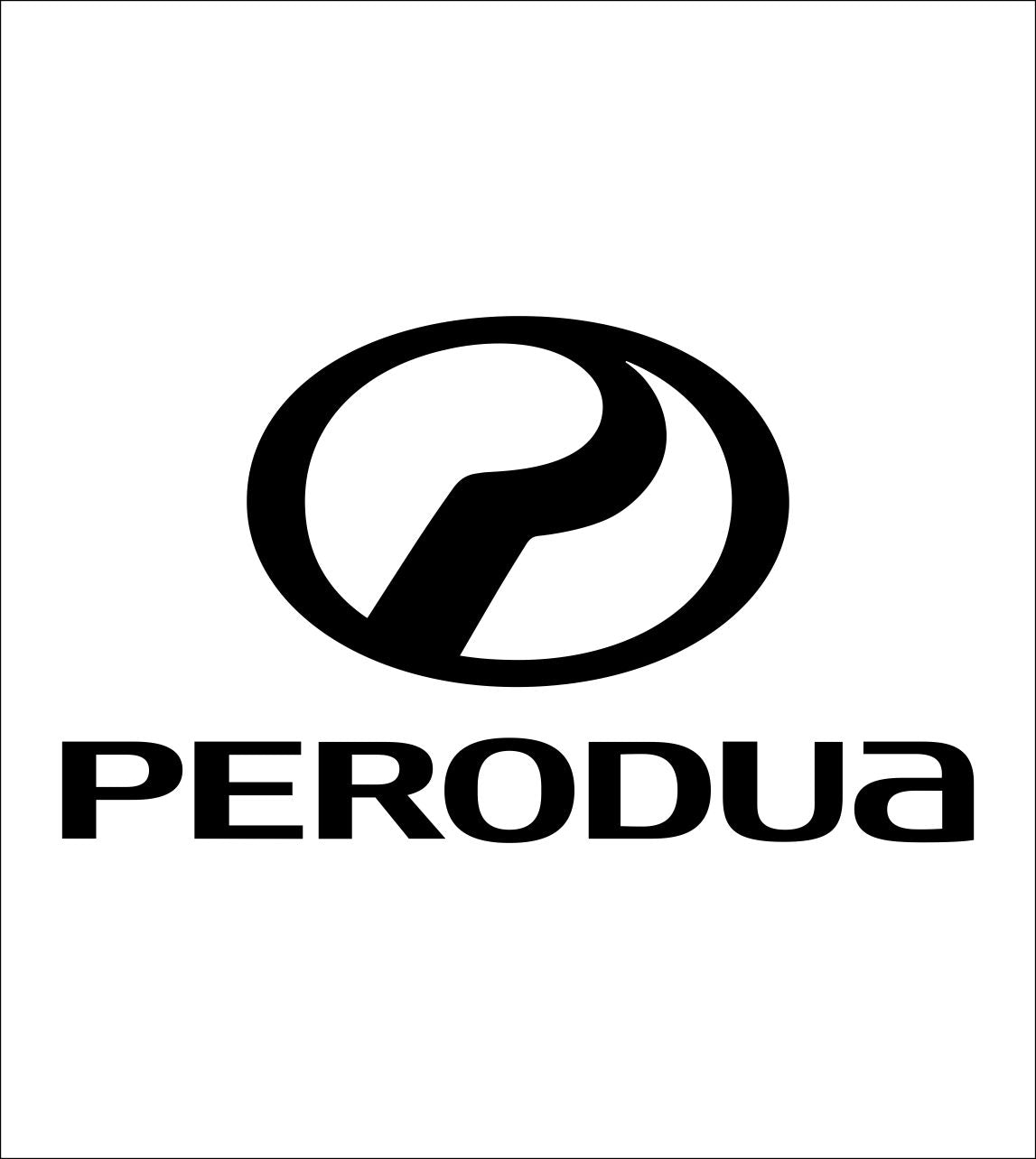 Perodua decal, sticker, car decal