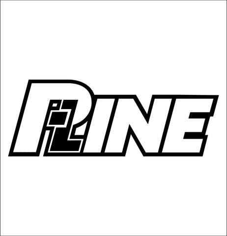 P Line decal, fishing hunting car decal sticker