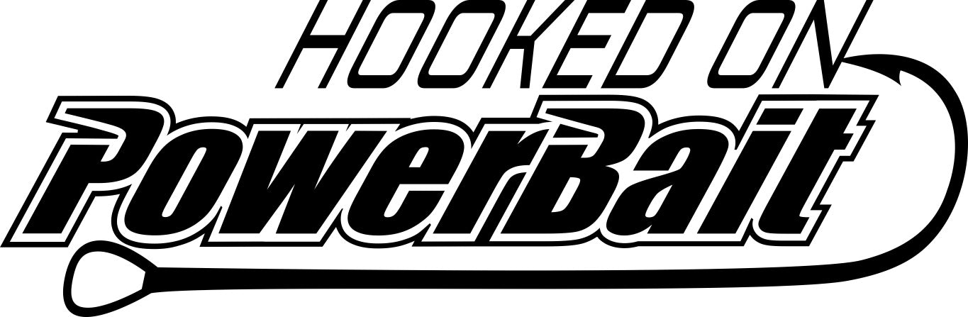 powerbait decal, car decal, fishing sticker