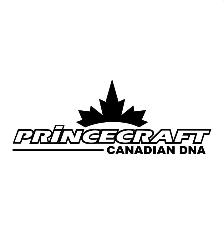 princecraft decal, sticker, fishing hunting sticker, car decal c