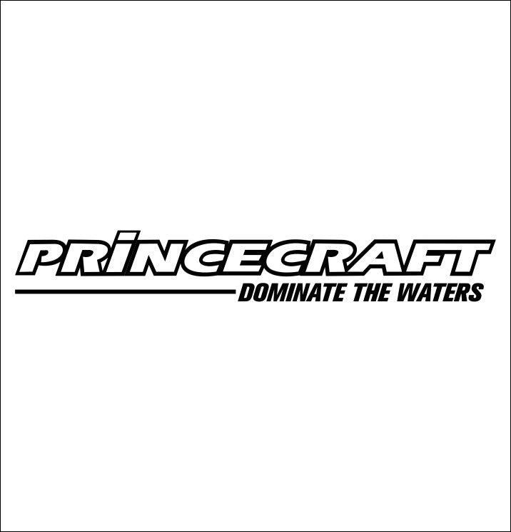 princecraft decal, sticker, fishing hunting sticker, car decal e