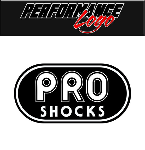 Pro Shocks decal, performance decal, sticker
