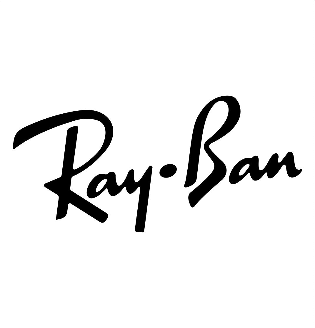 Ray Ban decal, car decal sticker
