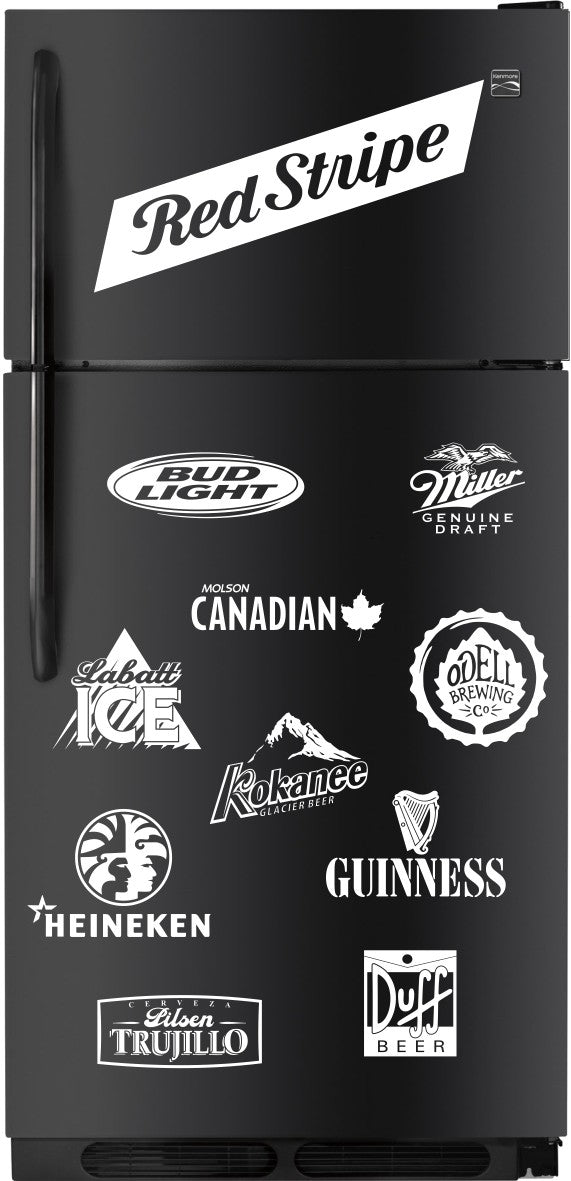 Red Stripe Beer decal, beer decal, car decal sticker