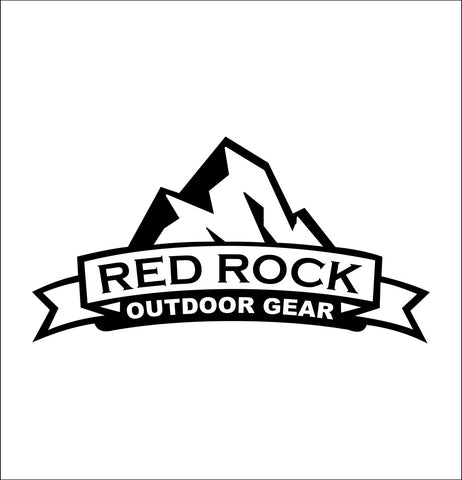 red rock gear decal, car decal sticker