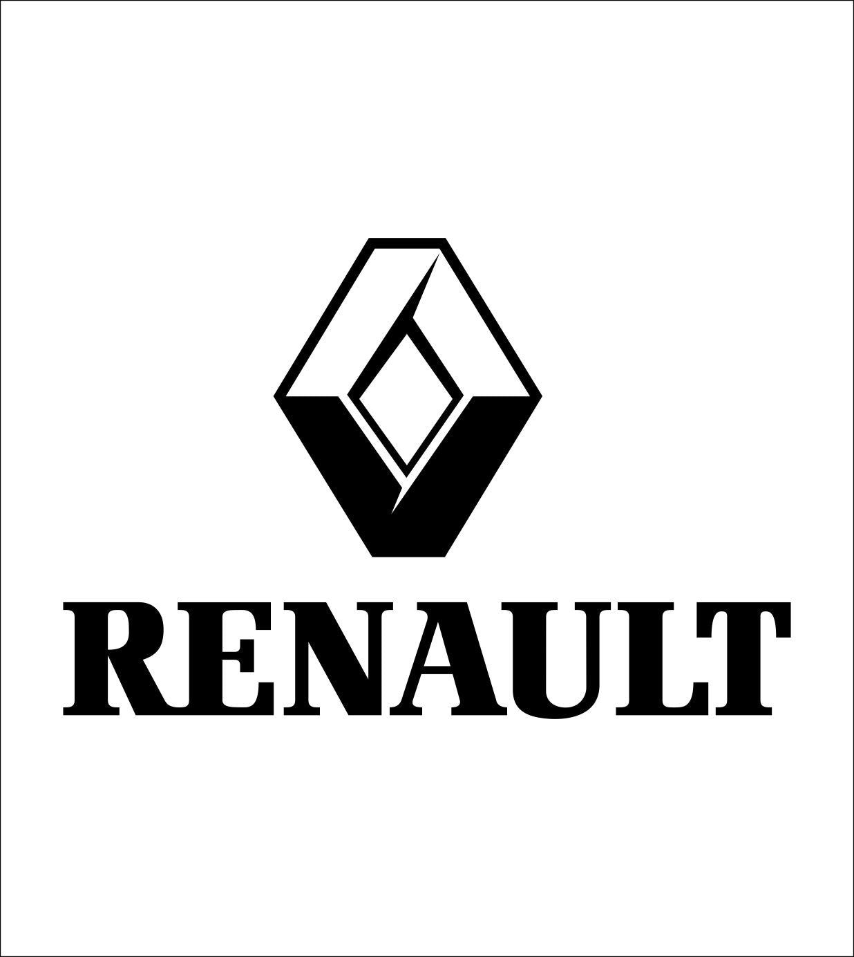 Renault decal, sticker, car decal