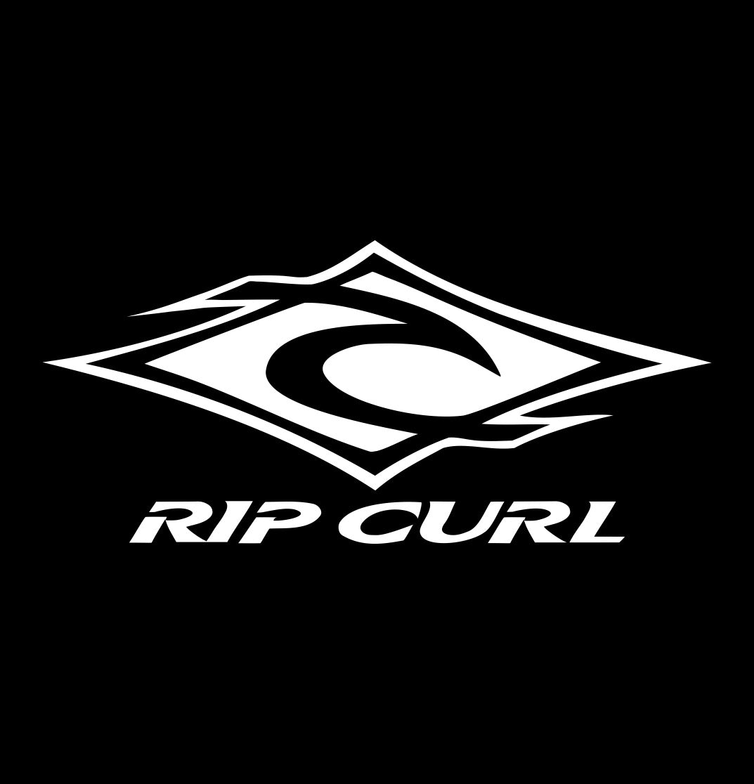 rip curl decal, car decal sticker