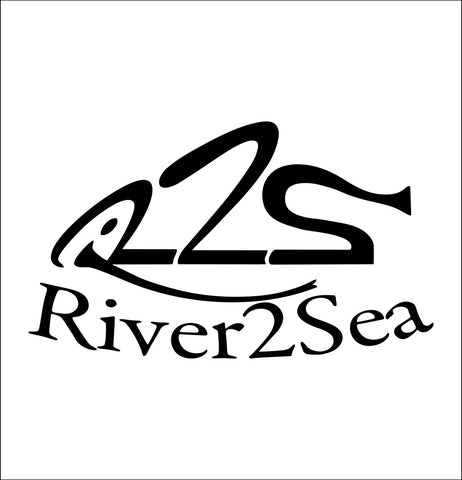 River2Sea decal, fishing hunting car decal sticker