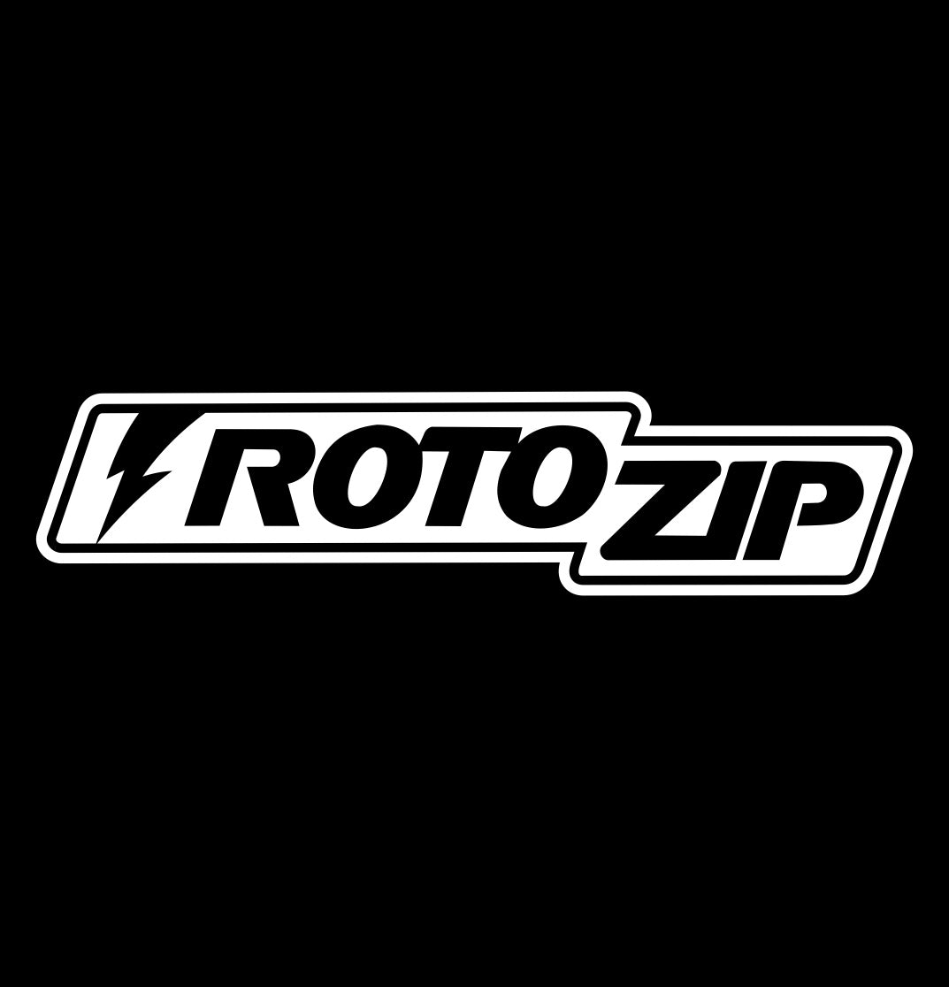 rotozip decal, car decal sticker