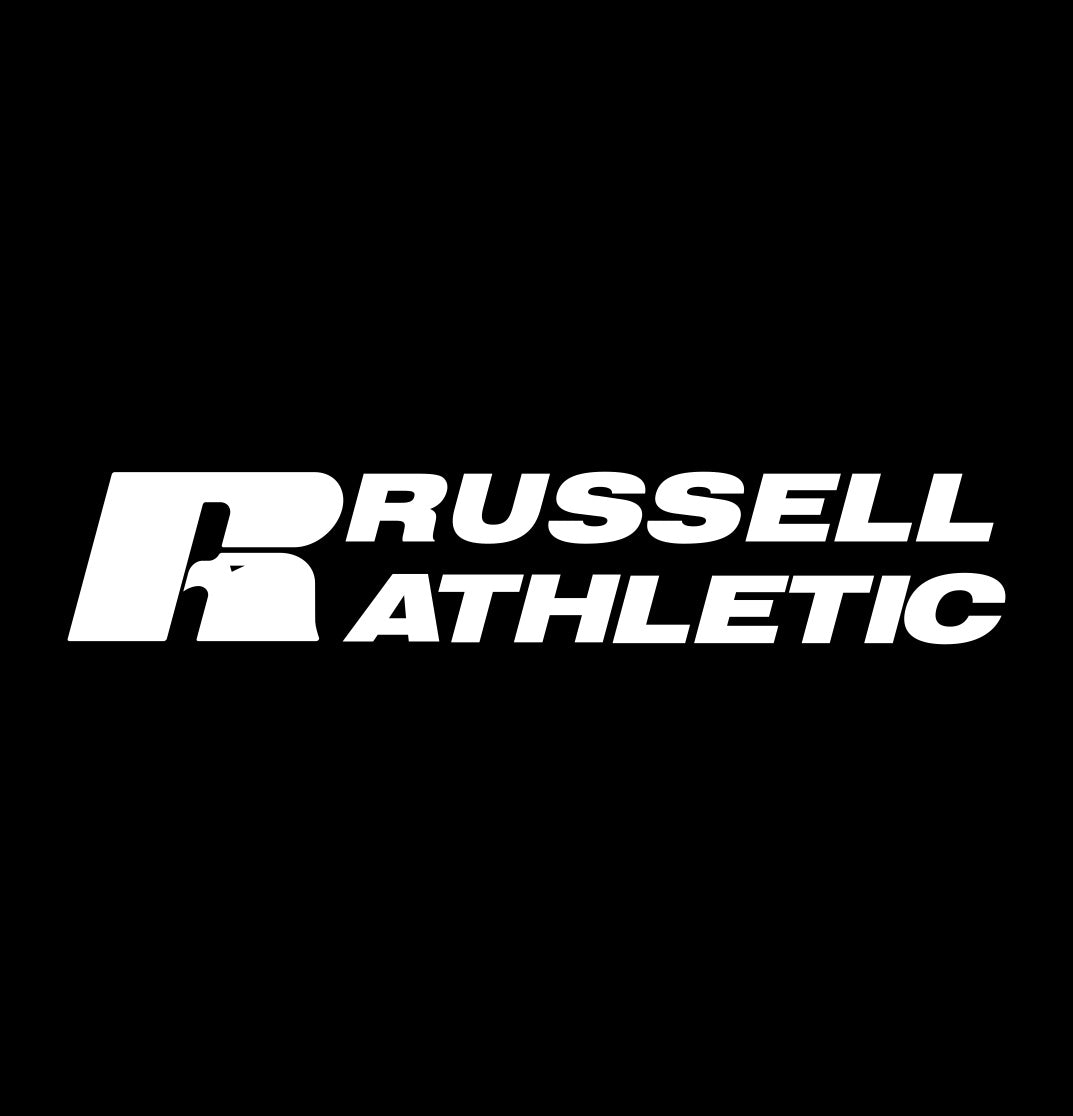 russell athletic decal, car decal sticker