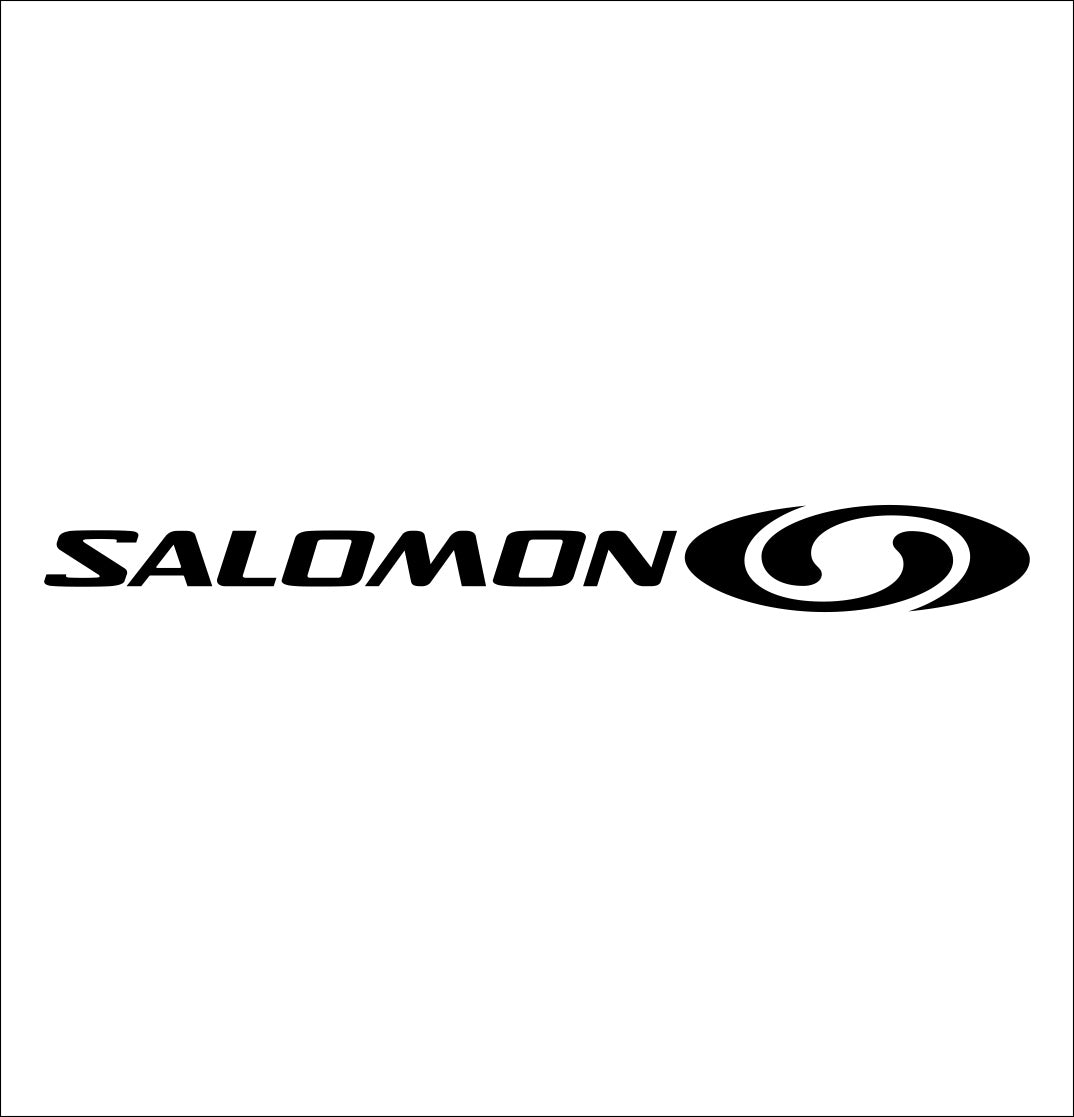 salomon decal, ski decal, car decal sticker