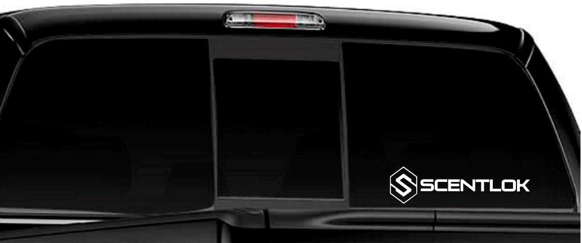 scentlok decal, car decal sticker