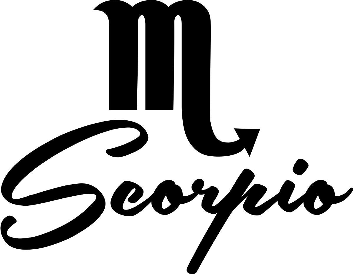scorpio 1 zodiac decal - North 49 Decals