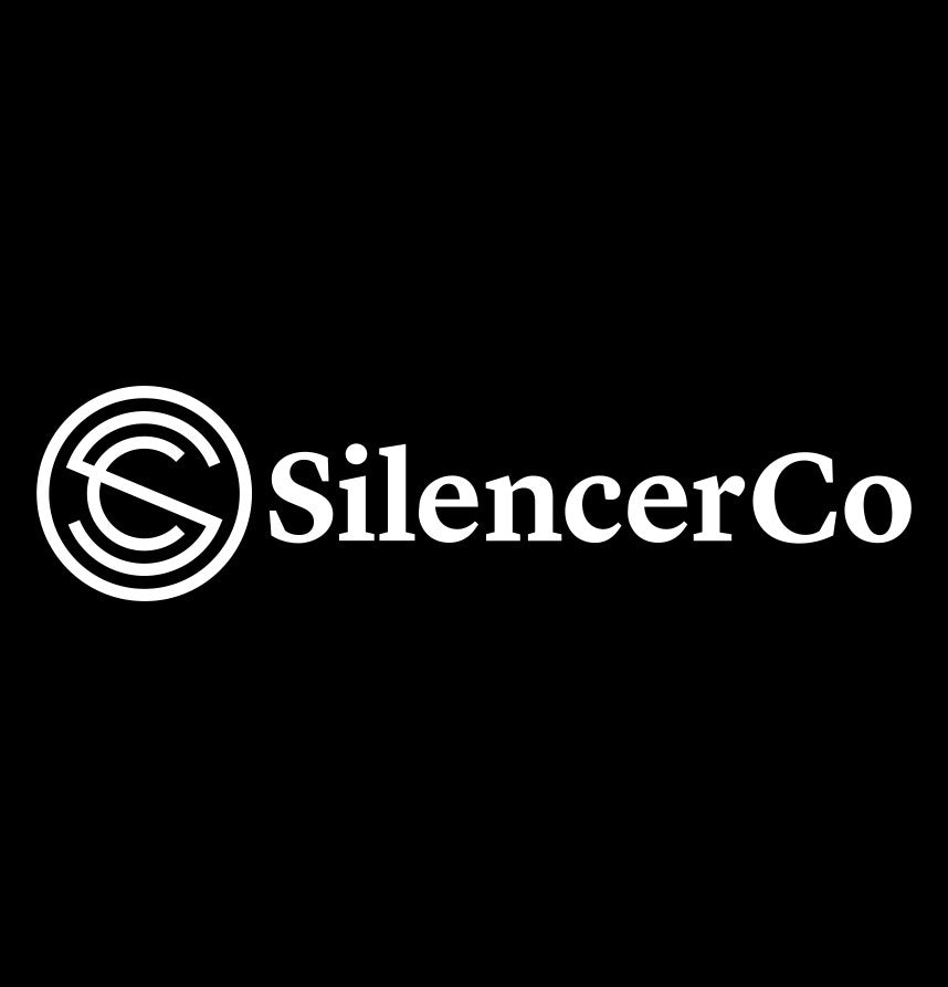 SilencerCo decal, firearm decal, car decal sticker