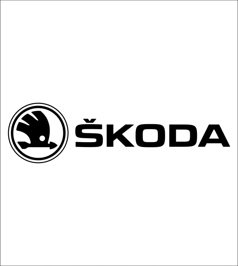 Skoda decal, sticker, car decal