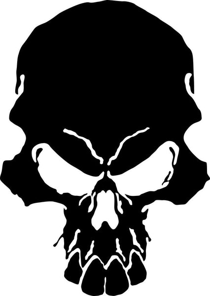 skull 39 skull biker decal - North 49 Decals