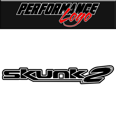 Skunk 2 decal, performance decal, sticker
