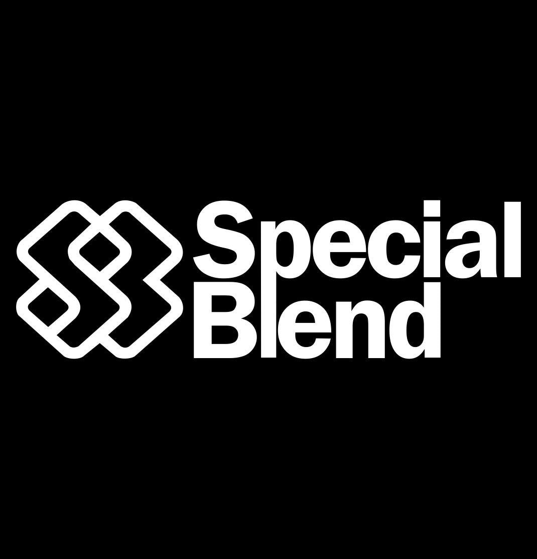 special blend decal, ski snowboard decal, car decal sticker
