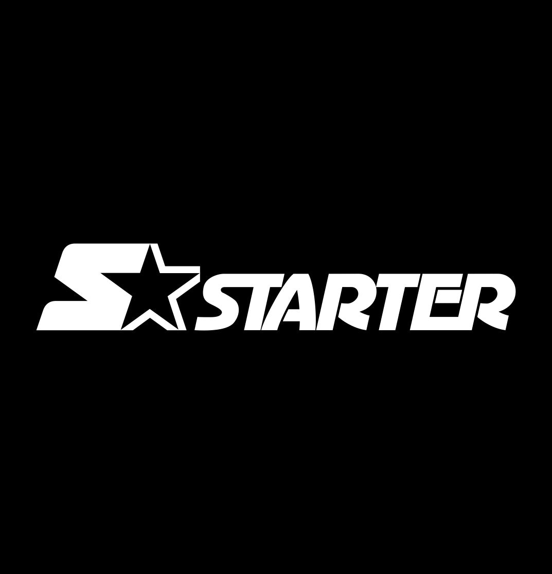 starter decal, car decal sticker