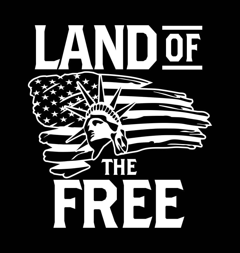 Statue Of Liberty Land of The Free decal