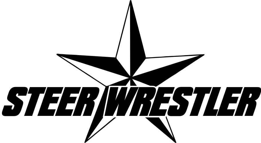 steer wrestler country & western decal - North 49 Decals
