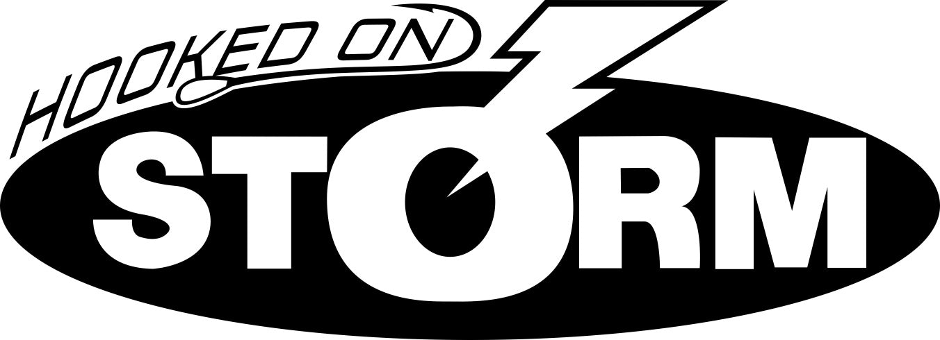 storm fishing decal, car decal, fishing sticker
