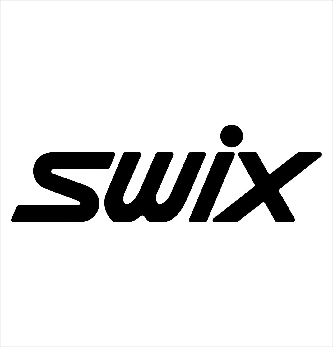 Swix Wax decal, ski snowboard decal, car decal sticker