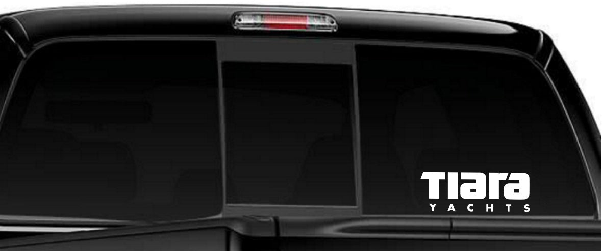 Tiara Yachts decal, car decal, hunting fishing sticker