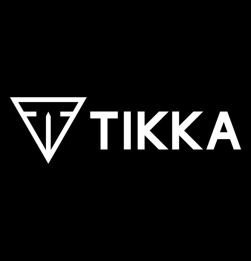 tikka decal, firearms decal sticker