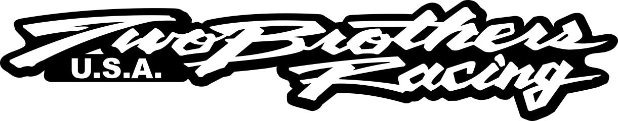 Two Brothers Racing decal, racing decal sticker