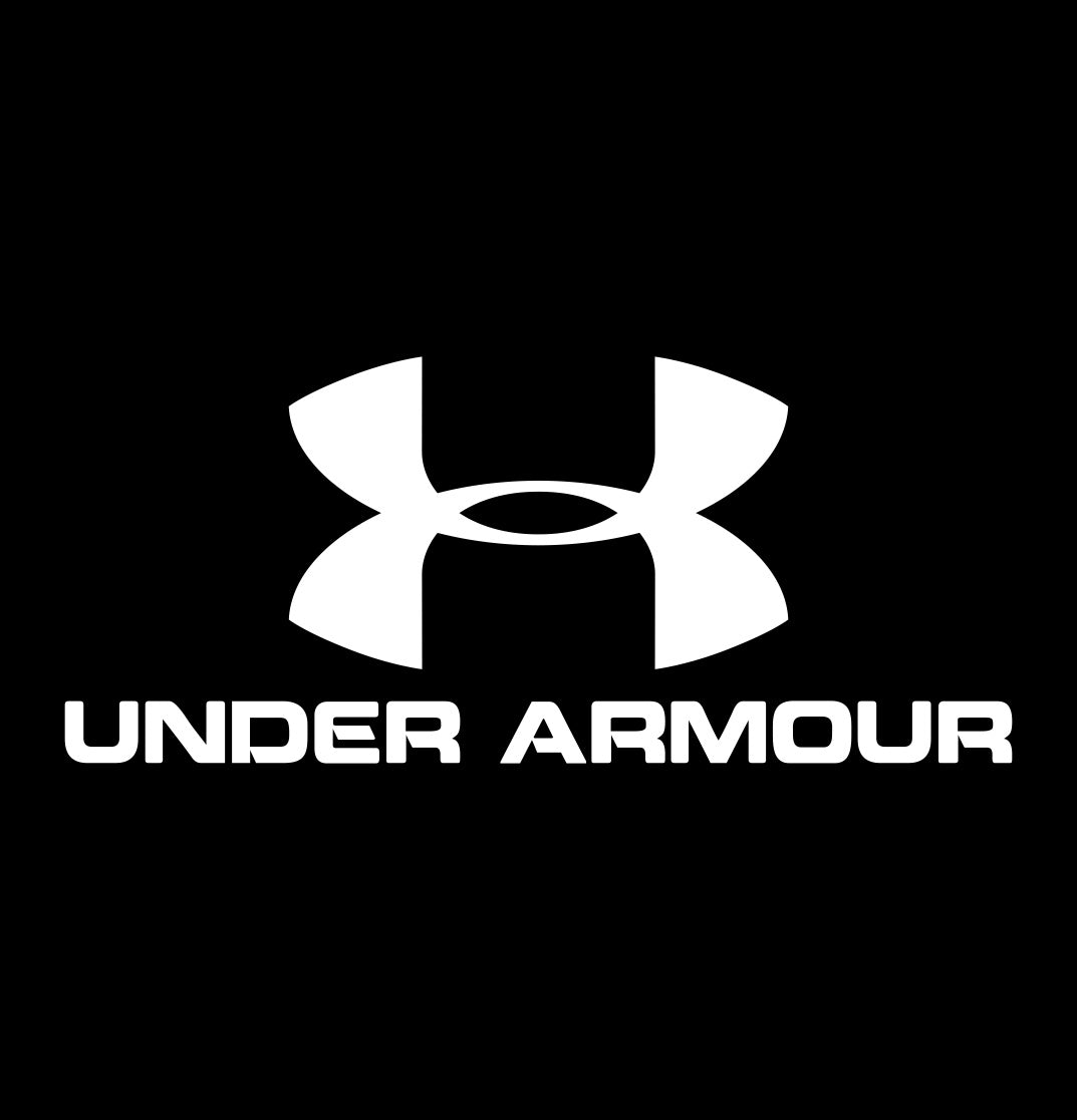under armour decal, car decal sticker