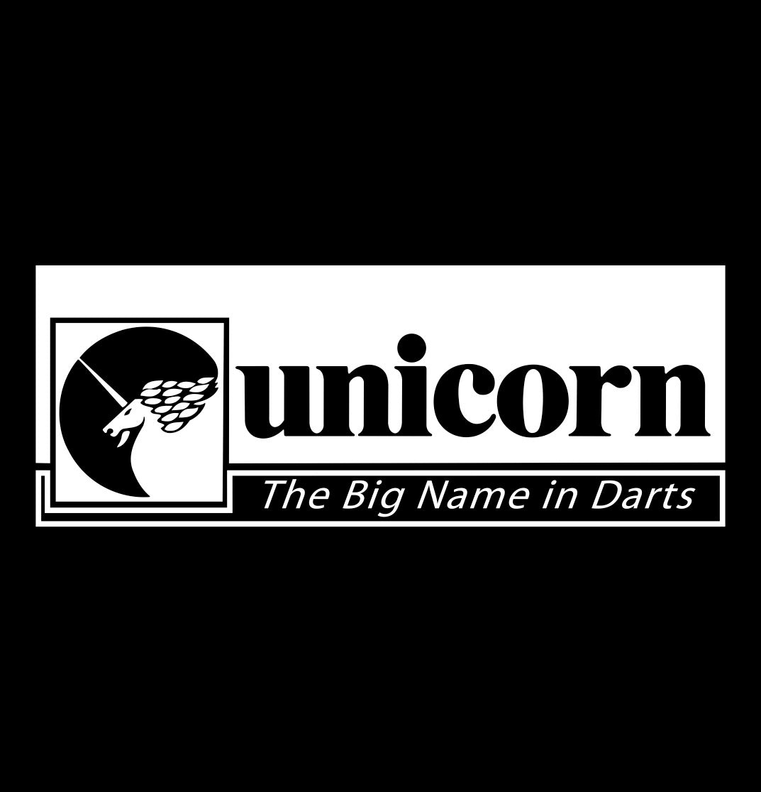 Unicorn Darts decal, darts decal, car decal sticker
