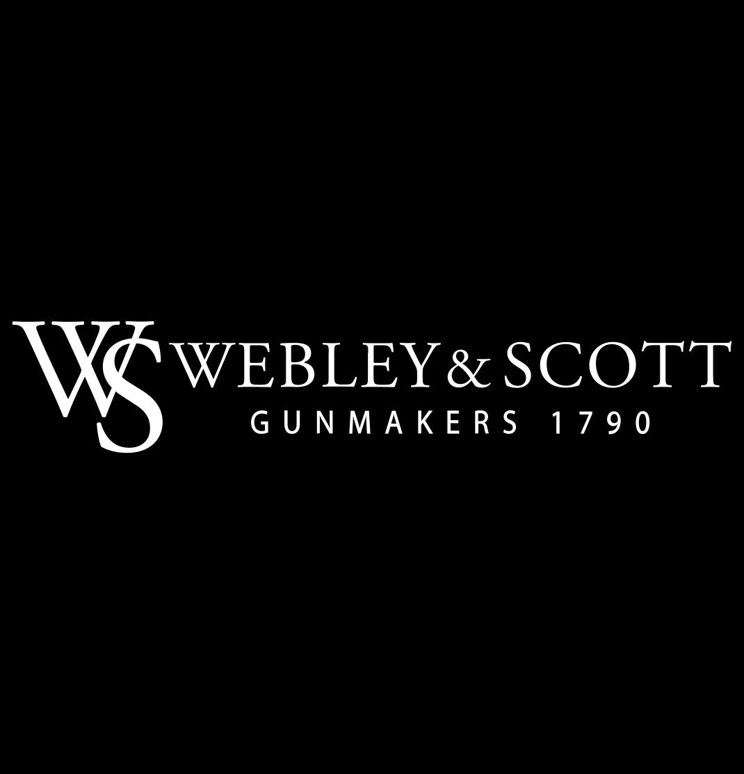Webley & Scott decal, firearm decal, car decal sticker