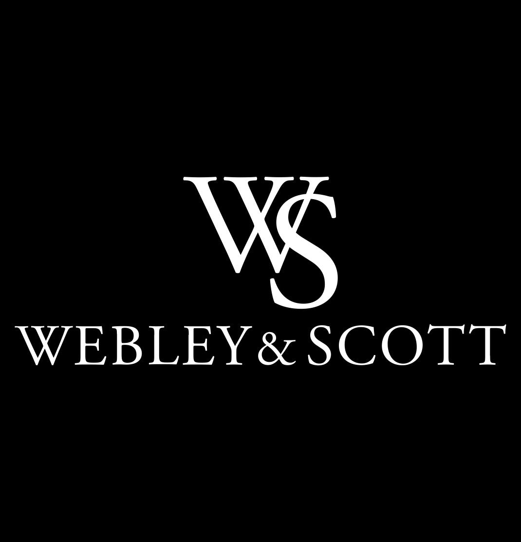 Webley & Scott decal, firearm decal, car decal sticker